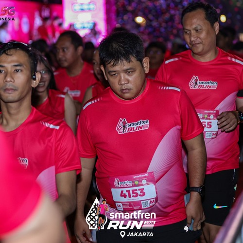 Race photo from SMARTFREN RUN 2026
