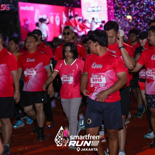 Race photo from SMARTFREN RUN 2026