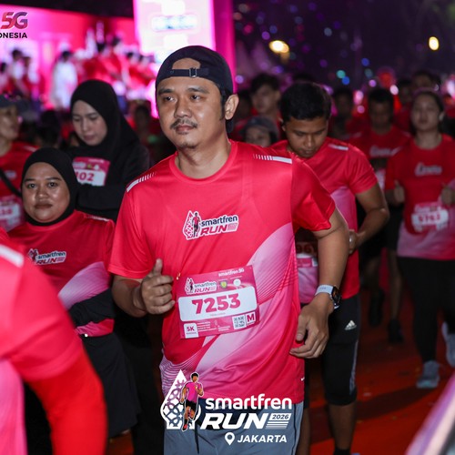 Race photo from SMARTFREN RUN 2026