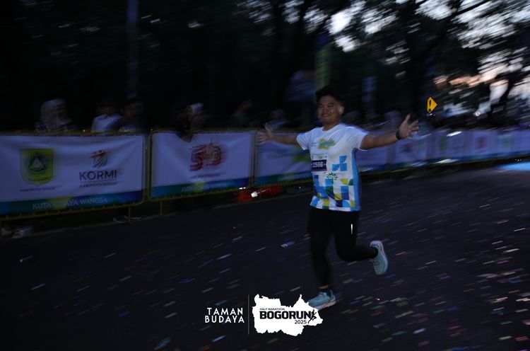 Race photo from Taman Budaya x BOGORUN 2025