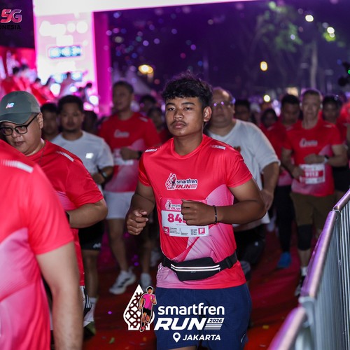 Race photo from SMARTFREN RUN 2026