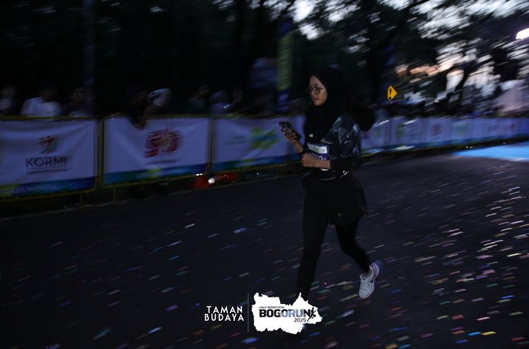 Race photo from Taman Budaya x BOGORUN 2025