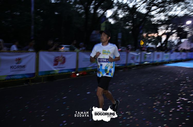 Race photo from Taman Budaya x BOGORUN 2025