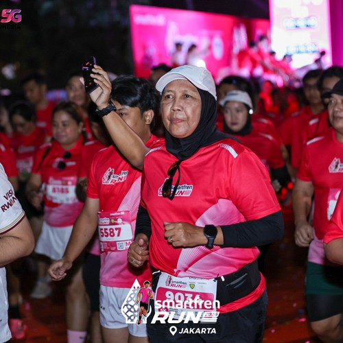 Race photo from SMARTFREN RUN 2026