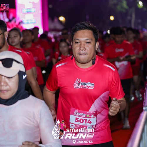 Race photo from SMARTFREN RUN 2026