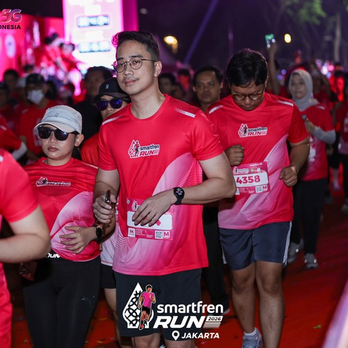 Race photo from SMARTFREN RUN 2026