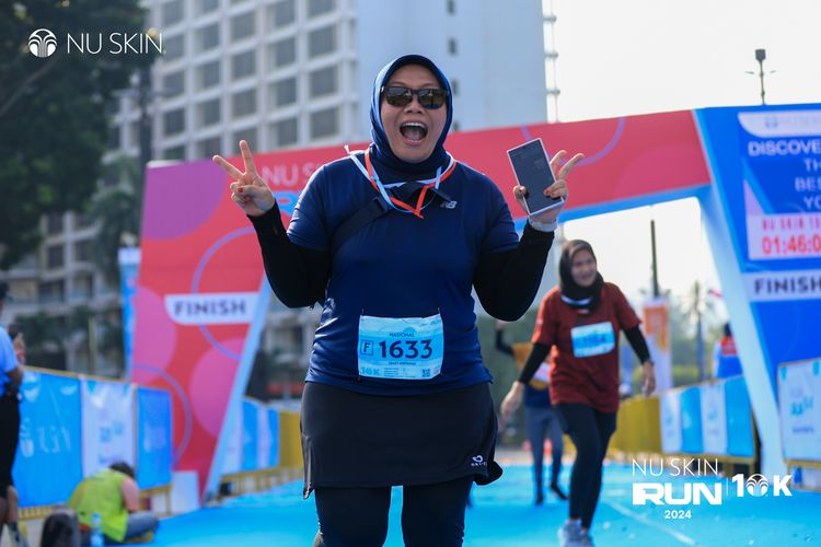 Race photo from Nu Skin Run 10K