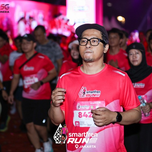 Race photo from SMARTFREN RUN 2026