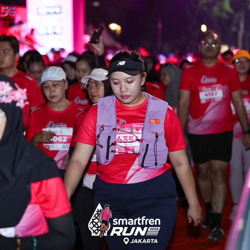 Race photo from SMARTFREN RUN 2026