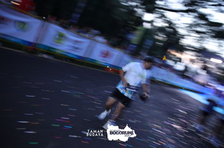 Race photo from Taman Budaya x BOGORUN 2025