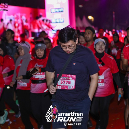 Race photo from SMARTFREN RUN 2026