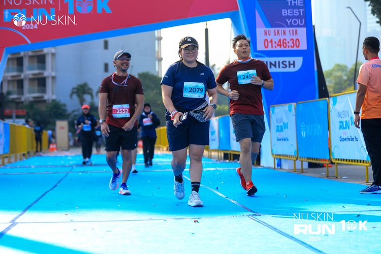Race photo from Nu Skin Run 10K