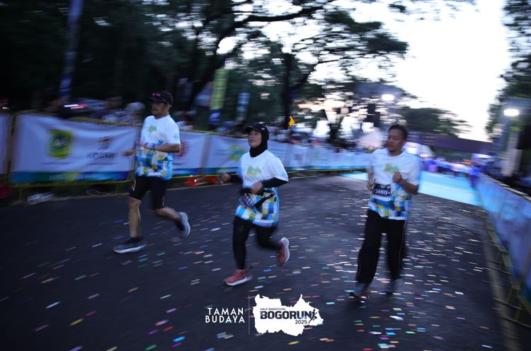 Race photo from Taman Budaya x BOGORUN 2025