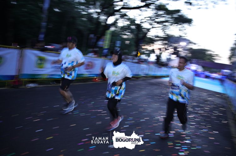 Race photo from Taman Budaya x BOGORUN 2025