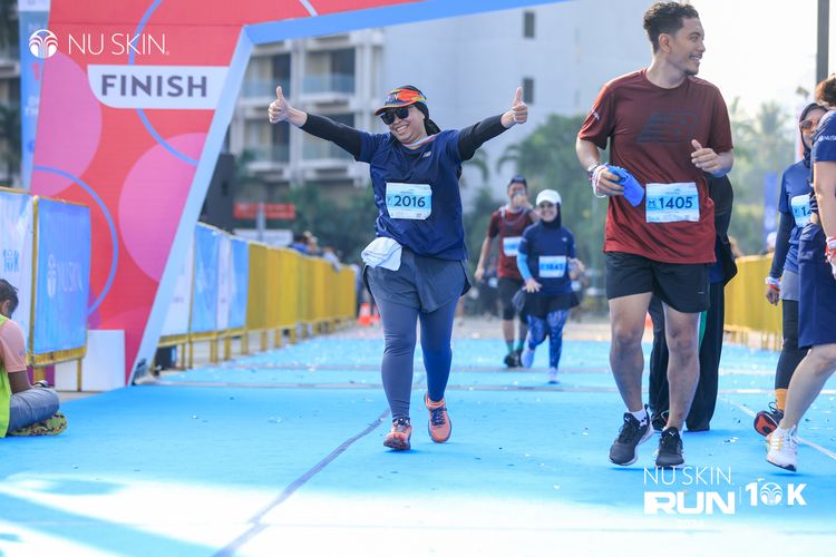 Race photo from Nu Skin Run 10K