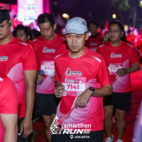 Race photo from SMARTFREN RUN 2026