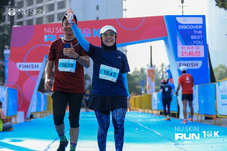 Race photo from Nu Skin Run 10K