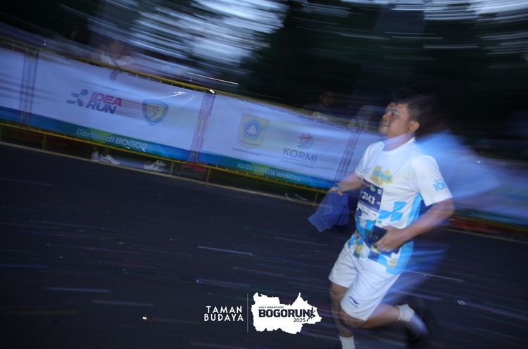 Race photo from Taman Budaya x BOGORUN 2025