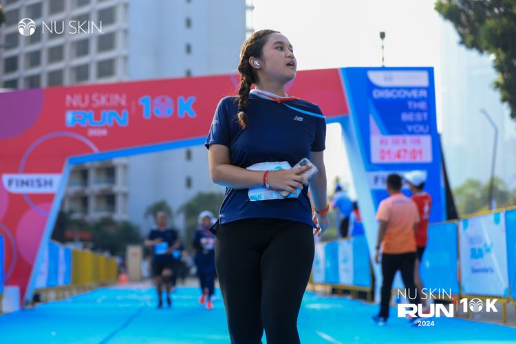 Race photo from Nu Skin Run 10K