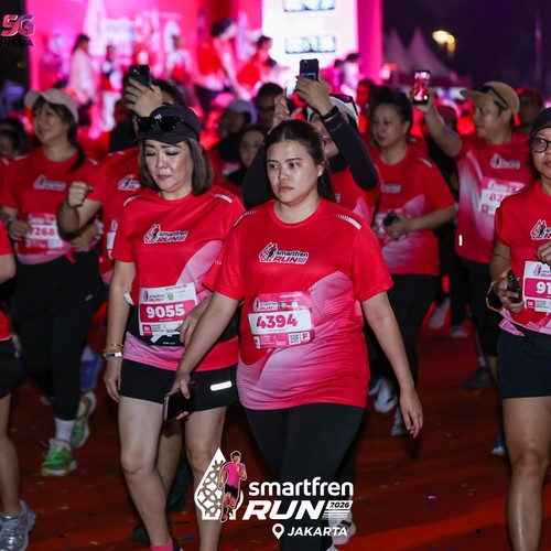 Race photo from SMARTFREN RUN 2026