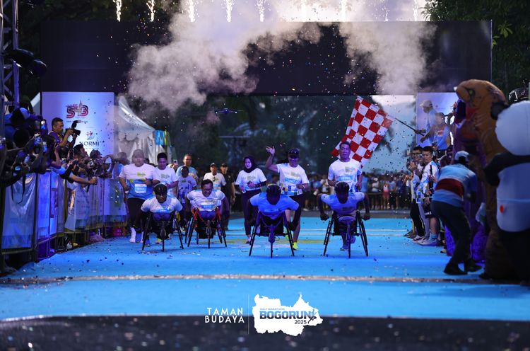 Race photo from Taman Budaya x BOGORUN 2025
