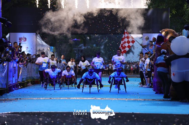 Race photo from Taman Budaya x BOGORUN 2025