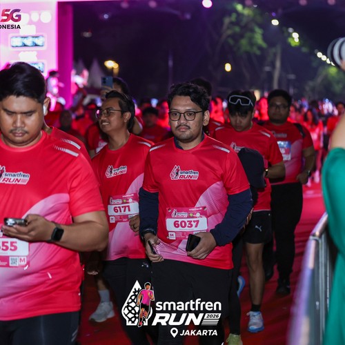 Race photo from SMARTFREN RUN 2026