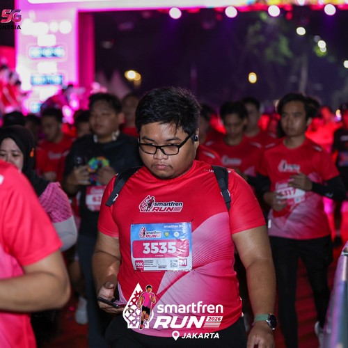 Race photo from SMARTFREN RUN 2026