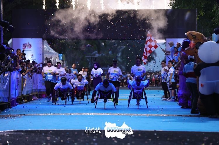 Race photo from Taman Budaya x BOGORUN 2025