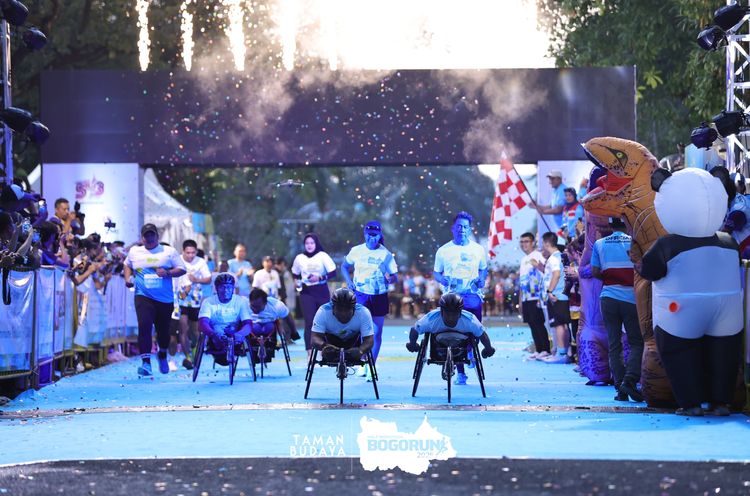Race photo from Taman Budaya x BOGORUN 2025