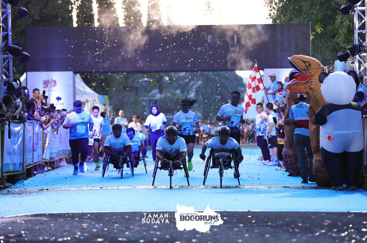 Race photo from Taman Budaya x BOGORUN 2025