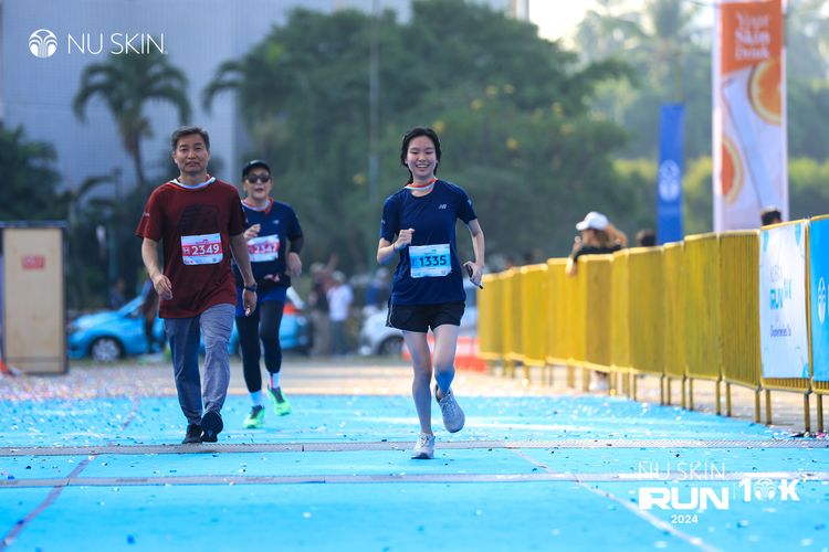 Race photo from Nu Skin Run 10K