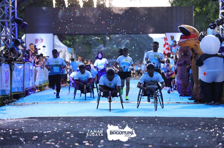 Race photo from Taman Budaya x BOGORUN 2025