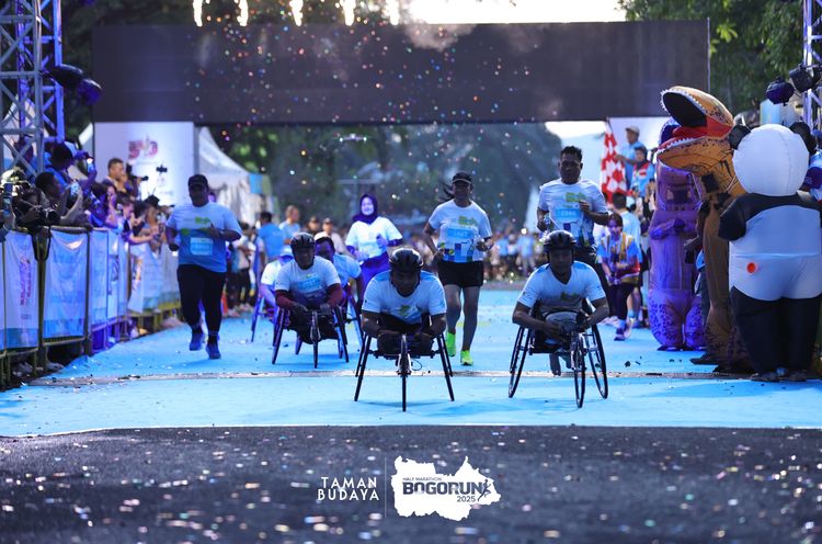 Race photo from Taman Budaya x BOGORUN 2025