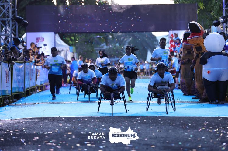 Race photo from Taman Budaya x BOGORUN 2025