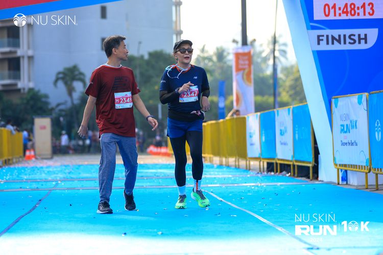 Race photo from Nu Skin Run 10K