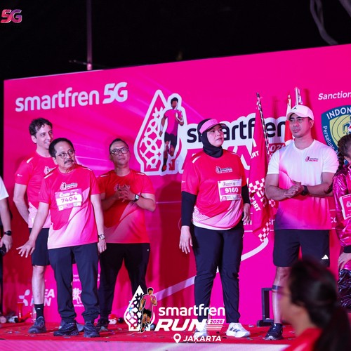 Race photo from SMARTFREN RUN 2026