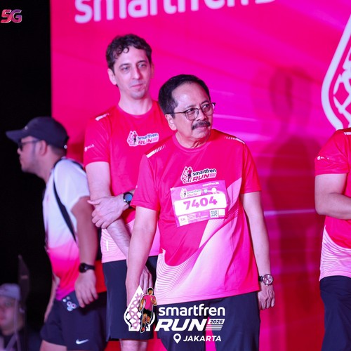 Race photo from SMARTFREN RUN 2026