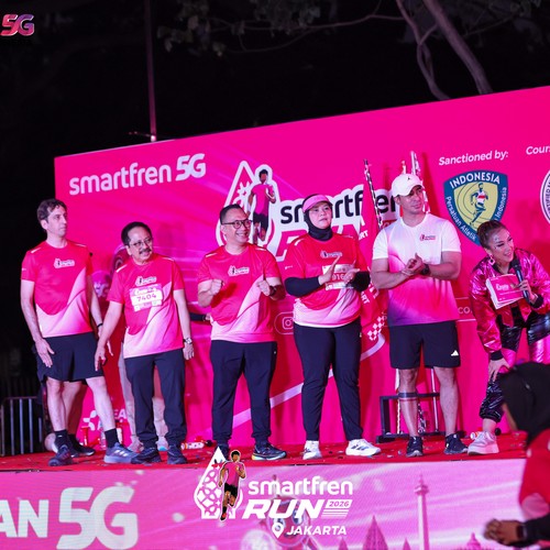 Race photo from SMARTFREN RUN 2026