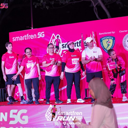 Race photo from SMARTFREN RUN 2026