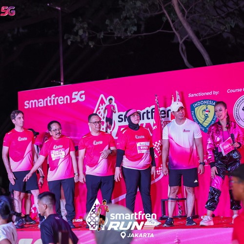 Race photo from SMARTFREN RUN 2026