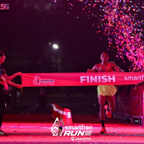 Race photo from SMARTFREN RUN 2026