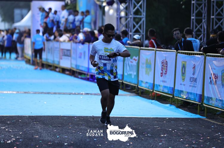 Race photo from Taman Budaya x BOGORUN 2025