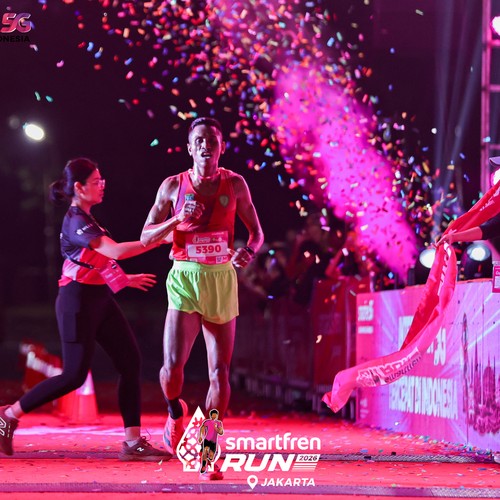 Race photo from SMARTFREN RUN 2026
