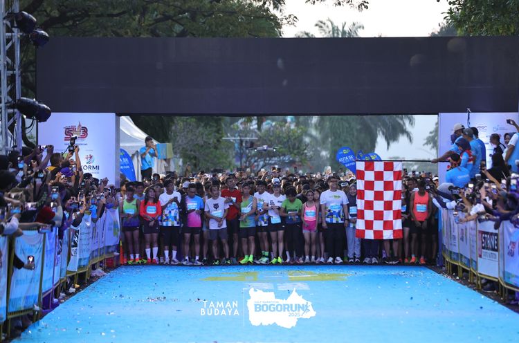 Race photo from Taman Budaya x BOGORUN 2025