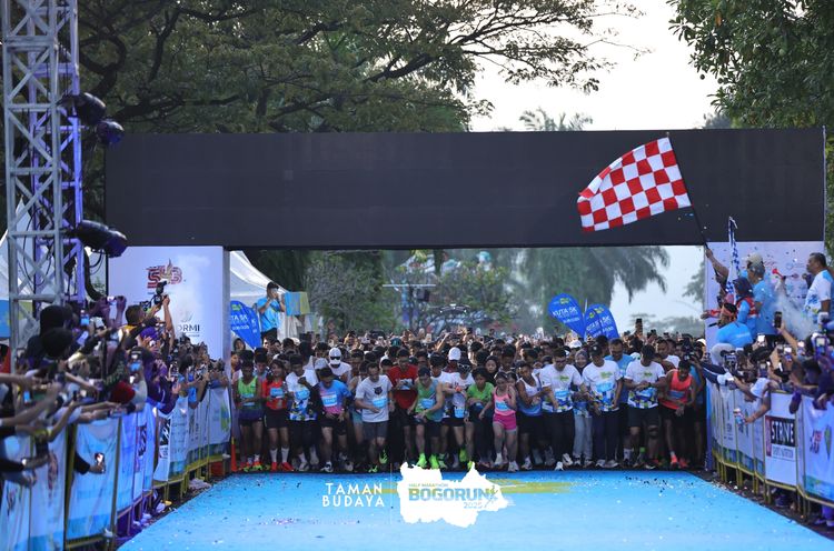 Race photo from Taman Budaya x BOGORUN 2025