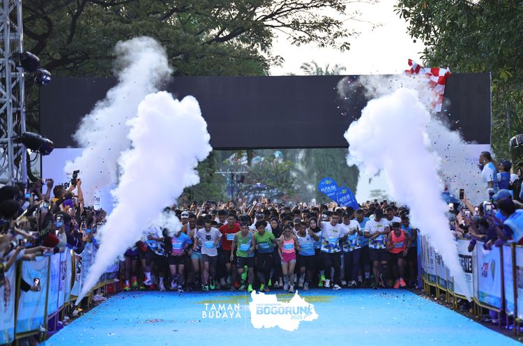 Race photo from Taman Budaya x BOGORUN 2025