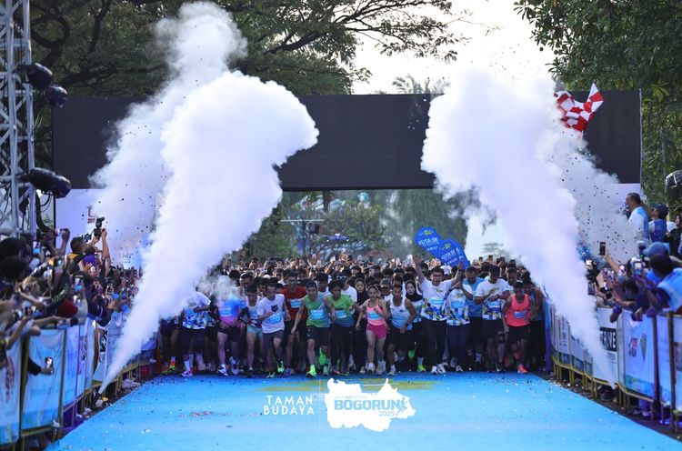 Race photo from Taman Budaya x BOGORUN 2025