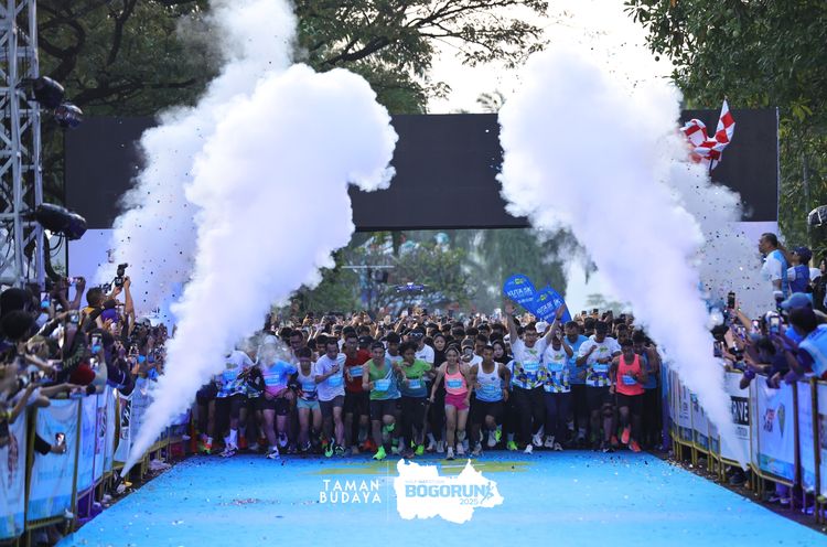 Race photo from Taman Budaya x BOGORUN 2025