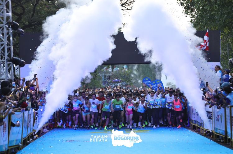 Race photo from Taman Budaya x BOGORUN 2025